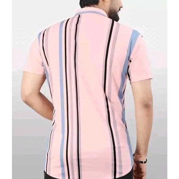 FABRIPPLE Men's Shirts - Pink, S