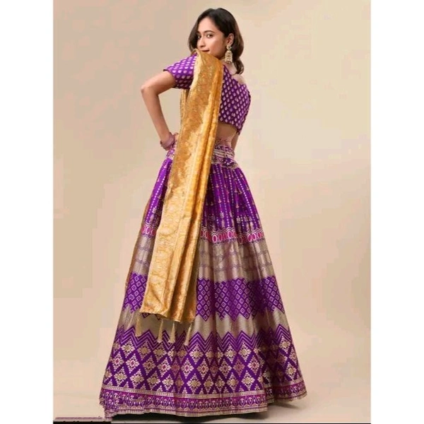 Women's Purple Lehengas - Purple