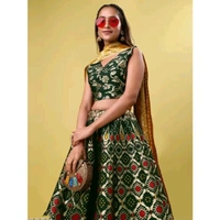 Women's Green Lehengas - Green