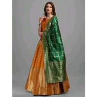 PURVAJA Women's Yellow Lehengas - Yellow