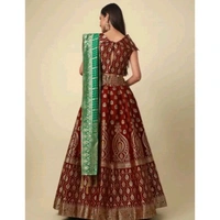 Women's Maroon Lehengas - Maroon