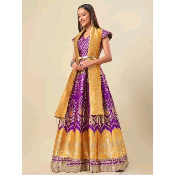 Women's Purple Lehengas - Purple