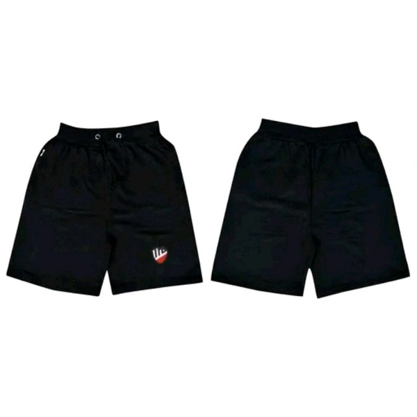 ONCH Men's Solid Black Shorts (Pack Of 5) - 36, Black