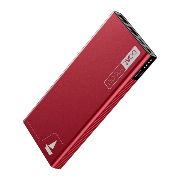 Boat boAt 10000 mAh 22.5 W Power Bank  (Martian Red, Lithium Polymer, Quick Charge 3.0 for Mobile) - Martian Red