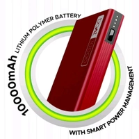 Boat boAt 10000 mAh 22.5 W Power Bank  (Martian Red, Lithium Polymer, Quick Charge 3.0 for Mobile) - Martian Red