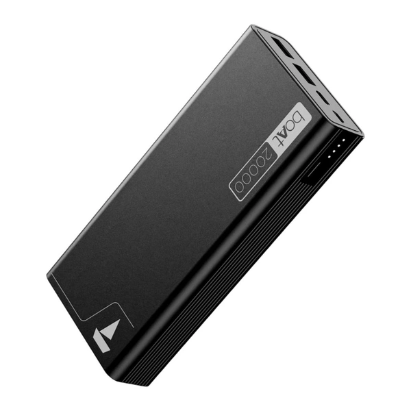 Boat boAt 20000 mAh 22.5 W Power Bank  (Carbon Black, Lithium Polymer, Fast Charging, Quick Charge 3.0, Power Delivery 3.0 for Mobile, Tablet) - Carbon Black