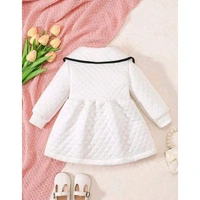 WHITE COLOR WINTER JACKET/COAT FOR BABY GIRLS - 5-6 Year, White