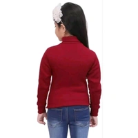 Cute Stylish Girls Tshirts - Maroon, 4-5 Year