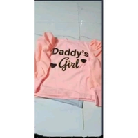 Puff Sleeves Girl's Top - 9-10 Year