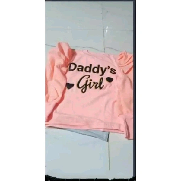 Puff Sleeves Girl's Top - 9-10 Year