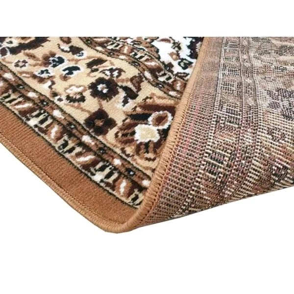 ZAMZAM CARPET Carpets Most Prefer Modern Design Acrylic Carpet for Living Room, Bedroom and Hall (150X200 cm) 5 X 7 Feet - Gold