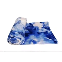 AC blanket/AC Kambal double bed size printed design - Blue