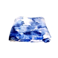 AC blanket/AC Kambal double bed size printed design - Blue