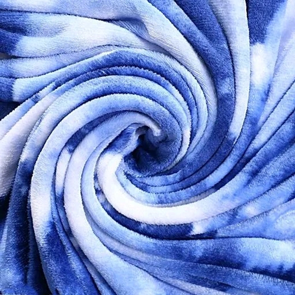 AC blanket/AC Kambal double bed size printed design - Blue