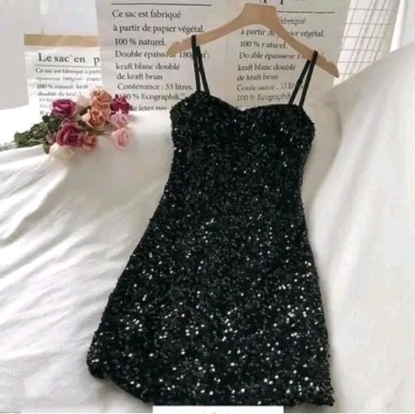 Trendy Retro Women dress  - XXL, Black