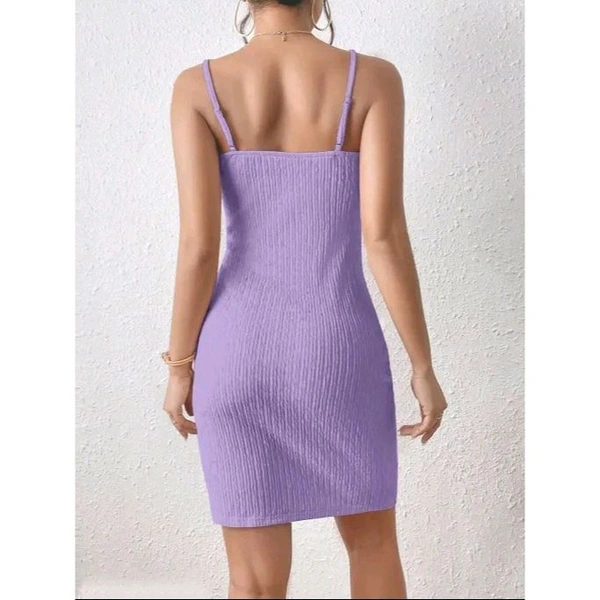 Westurn Wear dress for women,party wear dress - Purple, L