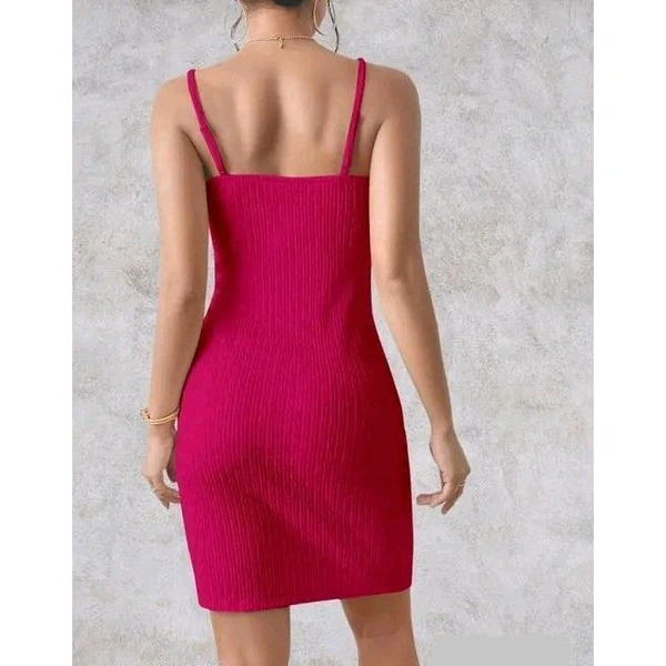 Comfy Fashionista Women Dresses - Maroon, M