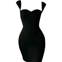 Women's Summer Square Neck Sleeveless Party Club Prom Mini Dress - Black, XS