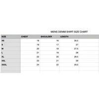 MENS DENIM SHIRTS LIGHT BLUE - Blue, M