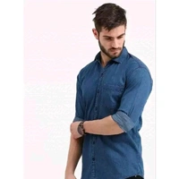 Pretty Elegant Men Shirts - Blue, L