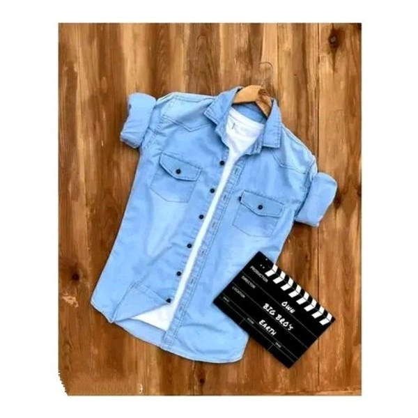 Denim Shirt/Denim light blue/Denim Blue/ - XL, Blue