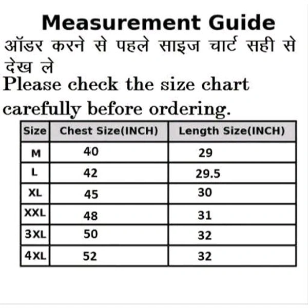 Denim kurta shirt for men - Blue, 3XL