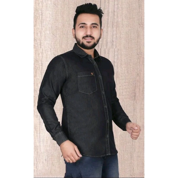 Black Denim: Timeless Style, Everyday Comfort - Black, L