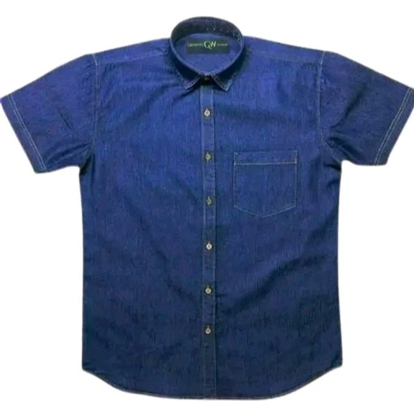 Denim shirt for men - Blue, 2XL