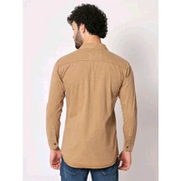 Men Casual RFD Shirt - L, Beige