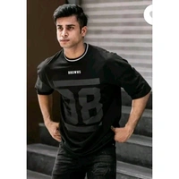 Classic Sensational Men Cotton Blend Tshirts - Black, S