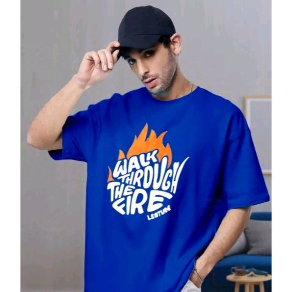Stylish Sensational Oversized/Baggy/Loose Fit Half Sleeve Round