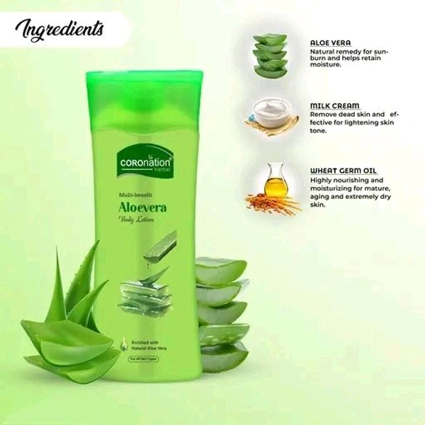 Coronation Herbal Aloevera Moisturising Body Lotion - 500 ml