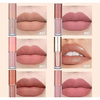BRANDINN13 Handiayan Lipstick Set of 12 Matte Velvet Mini Liquid Lipstick Set for Women - Long Lasting, Waterproof Lip Gloss Combo - 10 Light