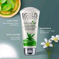 Lotus Herbals Whiteglow 3 In 1 Deep Cleaning Skin Whitening Facial Foam | For All Skin Types | 100g | (Pack Of 2)
