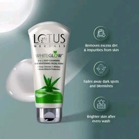 Lotus Herbals Whiteglow 3 In 1 Deep Cleaning Skin Whitening Facial Foam | For All Skin Types | 100g | (Pack Of 2)