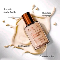 MILA BEAUTE Perfect Matte Long-wear Liquid Foundation, High Coverage Foundation, Matte Foundation, Super Stay Foundation, SPF15, Shade- Natural, 30 ml