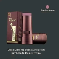Olivia Instant Waterproof Makeup shimmering Stick Concealer (Burnish Amber, 15 g, Shade No.10, SPF 12)