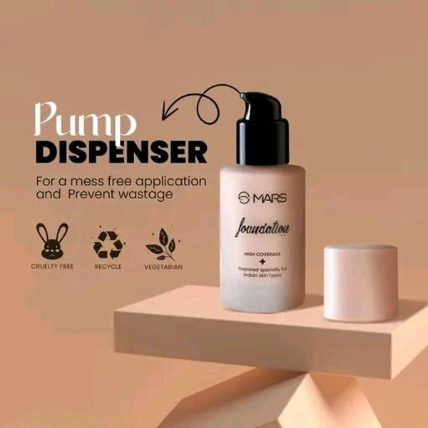 Mars High Coverage Liquid Foundation (Shade-05, 40 ml)