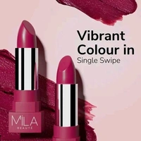 MILA BEAUTE MILA BEAUTÉ Matte Lipstick, Long lasting lipsticks, Lipstick for Women, 4.2gm Each, Lipstick Combo pack of 4 (Russian Hue , Crimson , Passionate Petal , Laroosh) - Brown