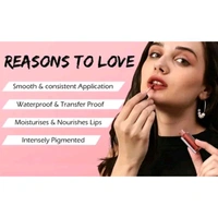 Silky Matte Mini Liquid Lipsticks Set Of 10 - Multicolor