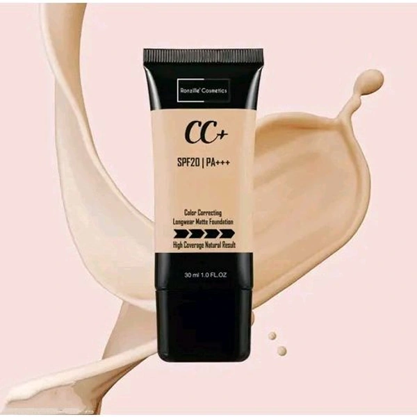 RONZILLE Color Correcting Longwear Matte Foundation-01 Foundation  (Shade-01, 30 ml)