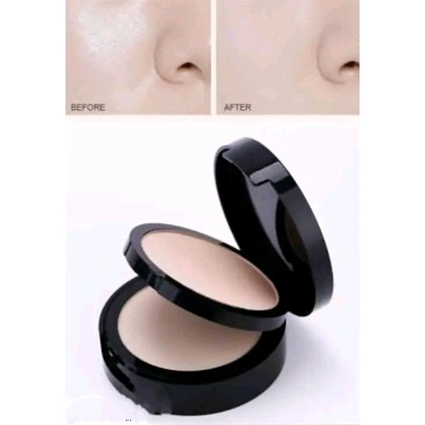 FOUNDATION SUNISA, MAKEUP FIXER, DOUBLE COMPACT POWDER OR MAKEUP BALANDER PUFF - 10 Light