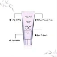 NEXA PROFESSIONAL CC ALL IN ONE FOUNDATION CREAM &36 H EYELINER  - Natural