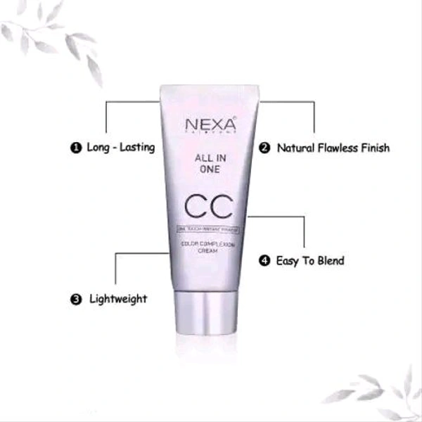 NEXA PROFESSIONAL CC ALL IN ONE FOUNDATION CREAM &36 H EYELINER  - Natural