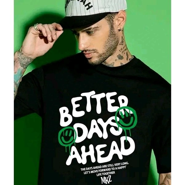 Fancy Fabulous Men Polyester Tshirt - Black, M