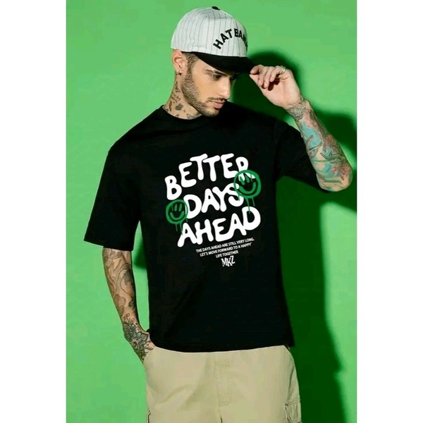 Fancy Fabulous Men Polyester Tshirt - XL, Black