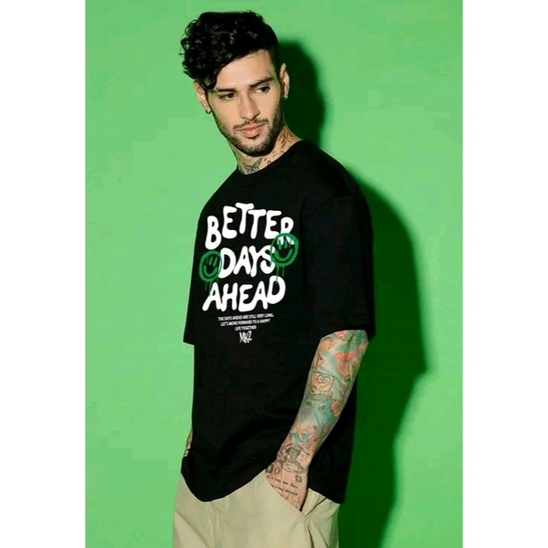 Fancy Fabulous Men Polyester Tshirt - XL, Black