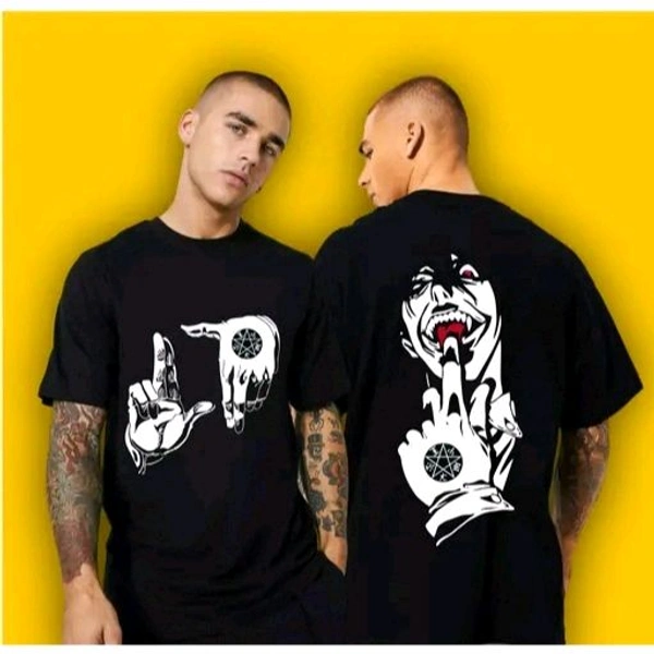 Cottton Be Alucard Anime Black Oversized T shirt For Men - Black, S