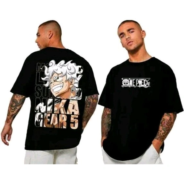 Black Luffy Oversize T shirt - XXL, Black