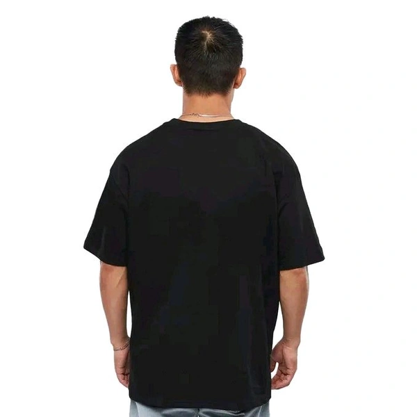 Trendy Men's Oversized Half Sleeve Batman Printed T-Shirt for Men | Plus Size Also Available - Black, M